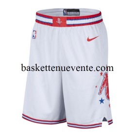 Basket Houston Rockets Shorts Nike 2023-2024 City Edition Blanc Swingman - Homme